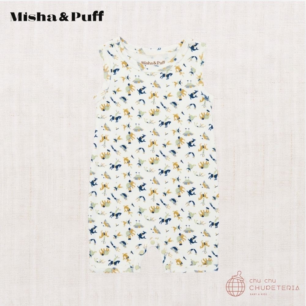 【Misha & Puff】BABY TANK ROMPER - MARZIPAN (26SS) _1 _ chu chu CHUPETERIA