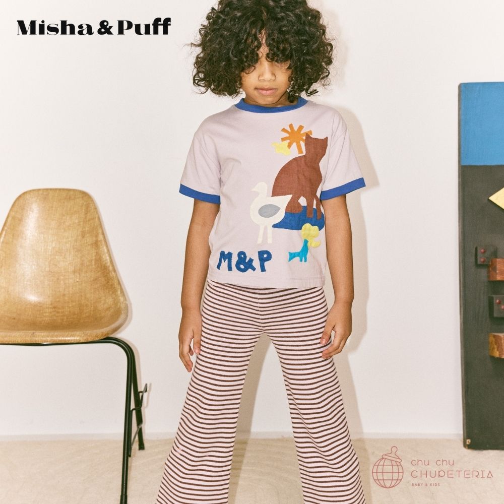 Misha & Puff】SERGE TOP - MIST AVENUE STRIPE (26SS) - chu chu