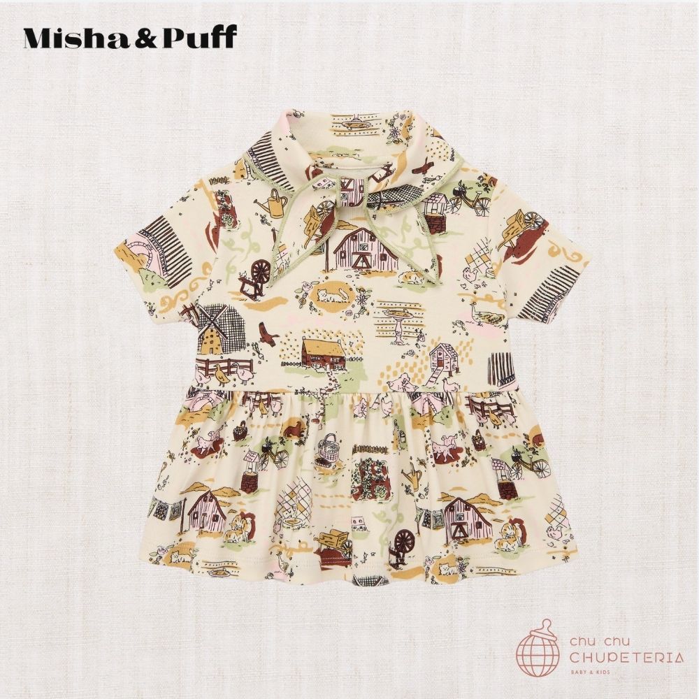 【Misha & Puff】[DROP 2]SCOUT PEPLUM TOP - MARZIPAN STORYLAND(26SP) _1 _ chu chu CHUPETERIA