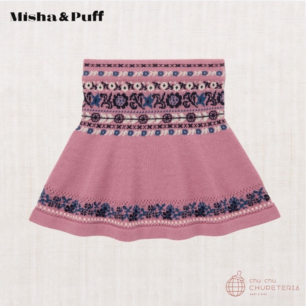 【Misha & Puff】Fiona Skirt - Antique Rose Eyelet Ribbon (25WI Drop1) _1 _ chu chu CHUPETERIA