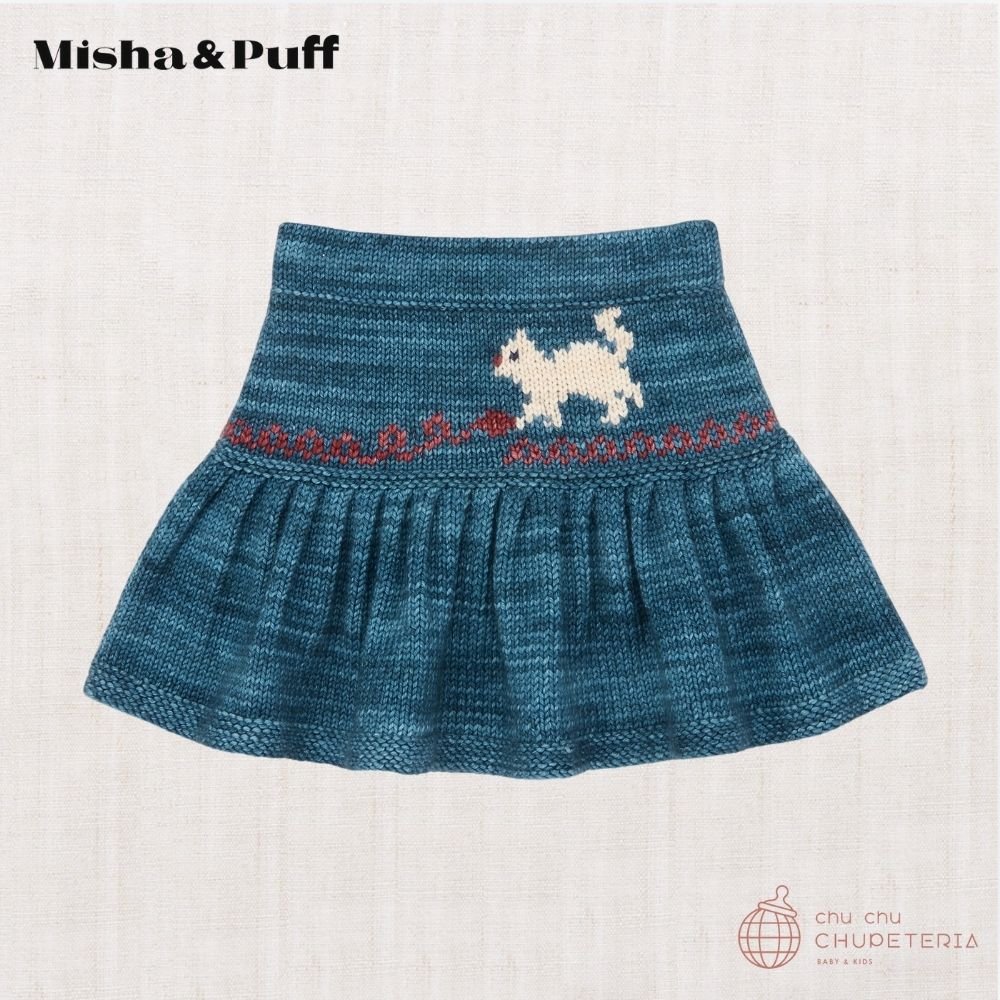 【Misha & Puff】Kitten Tangle Skirt - Blue Smoke (25WI Drop2) _1 _ chu chu CHUPETERIA
