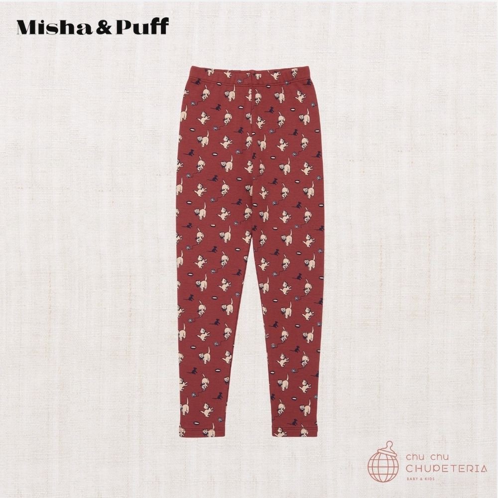 【Misha & Puff】Legging - Madder Root Cat & Mouse (25WI Drop1) _1 _ chu chu CHUPETERIA