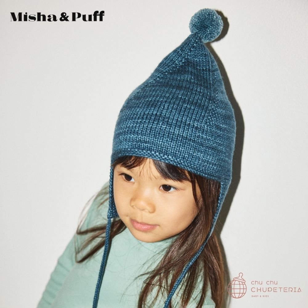 Misha & Puff】Pointy Peak Hat - Blue Smoke (25WI Drop1) - chu chu