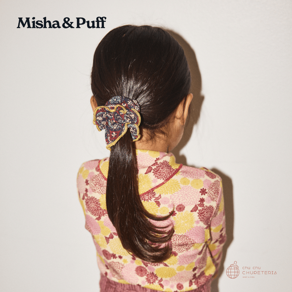 【Misha & Puff】Scrunchie - Madder Root Folk Tile (25WI Drop1) _2 _ chu chu CHUPETERIA