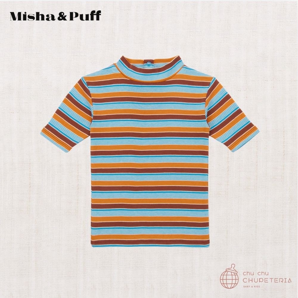 【Misha & Puff】SERGE TOP - BRIGHT SKY AVENUE STRIPE (26SS) _1 _ chu chu CHUPETERIA