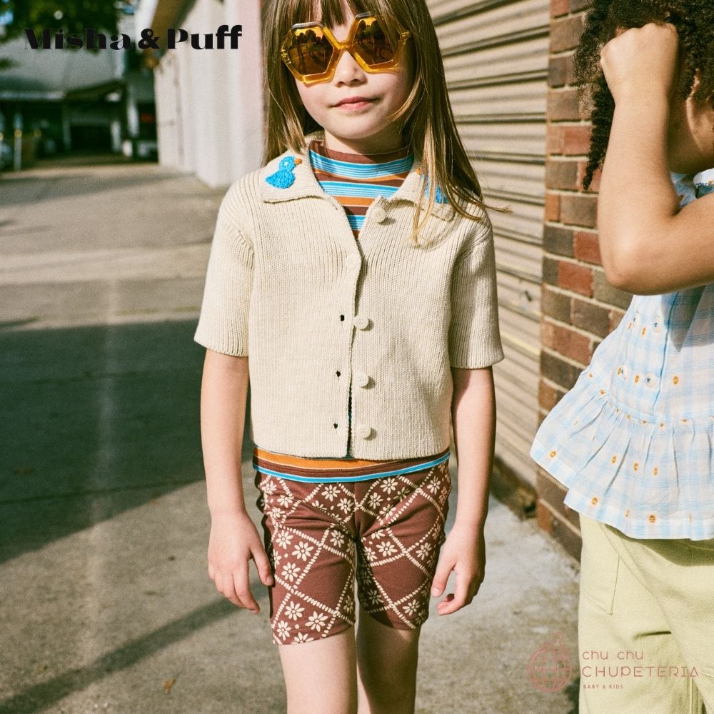 【Misha & Puff】SERGE TOP - BRIGHT SKY AVENUE STRIPE (26SS) _2 _ chu chu CHUPETERIA