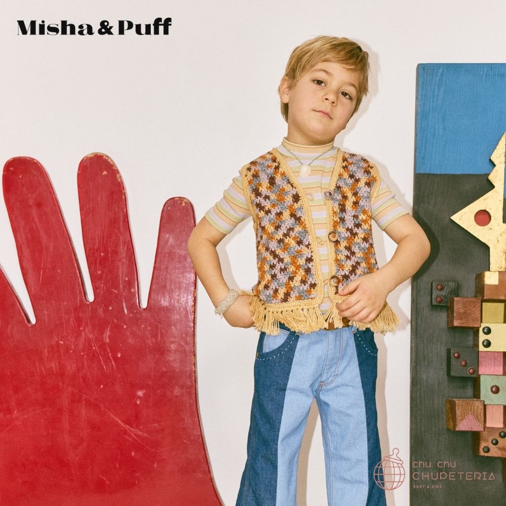 Misha & Puff】SERGE TOP - MIST AVENUE STRIPE (26SS) - chu chu