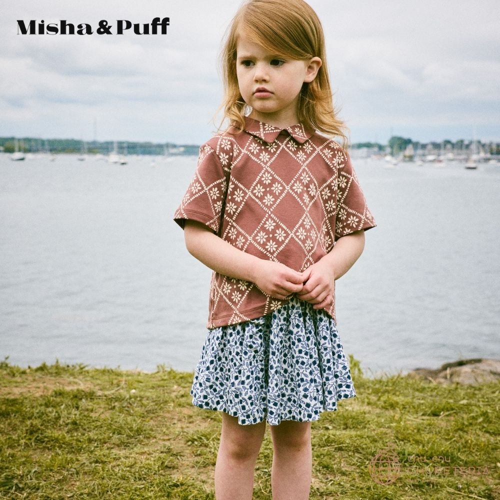 【Misha & Puff】SILVIA TEE - COLA FLORA TIERRA (26SS) _2 _ chu chu CHUPETERIA
