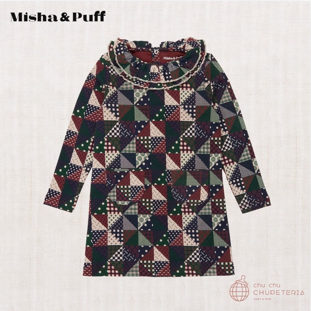 【Misha & Puff】Sweetheart Dress - Madder Root Patchwork _1 _ chu chu CHUPETERIA