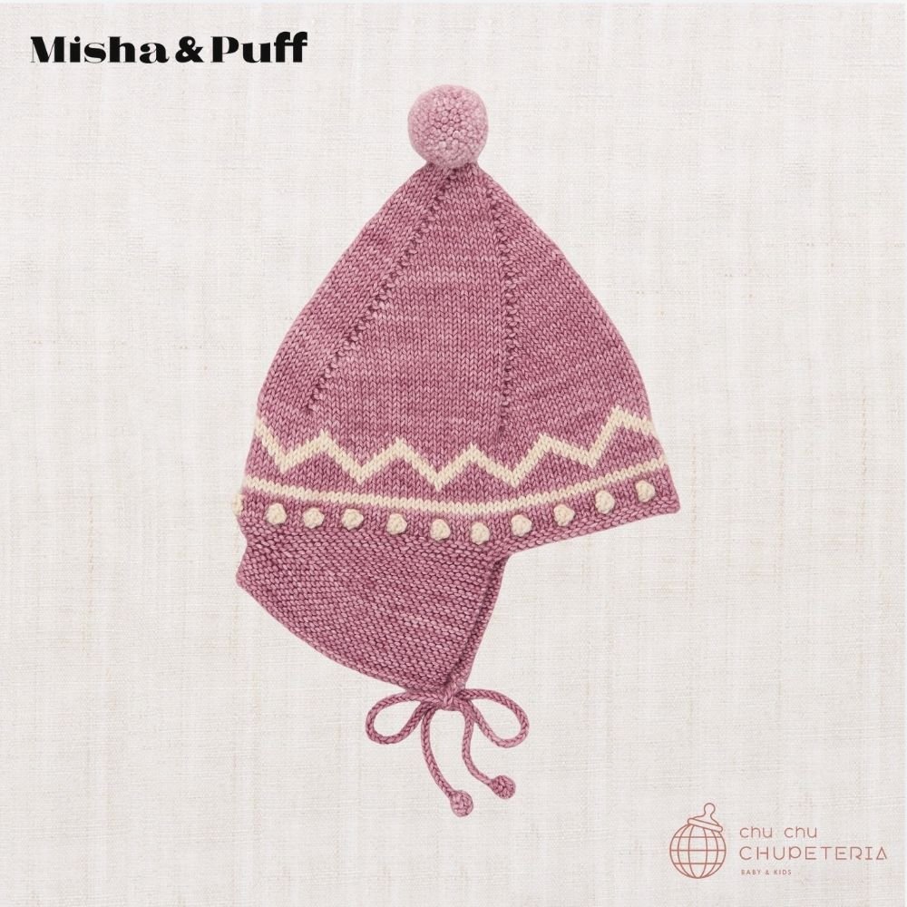 【Misha & Puff】Zig Zag Pointy Peak Hat - Antique Rose (25WI Drop1) _1 _ chu chu CHUPETERIA
