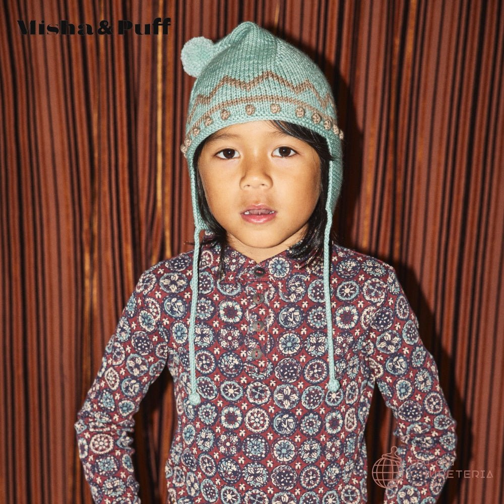 【Misha & Puff】Zig Zag Pointy Peak Hat - Sage (25WI Drop2) _2 _ chu chu CHUPETERIA