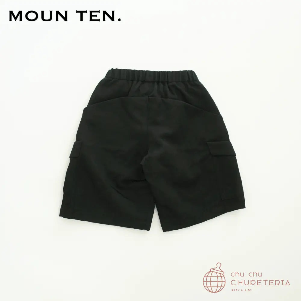 【MOUN TEN.】bright twill midi cargo - black (25AW) _2 _ chu chu CHUPETERIA