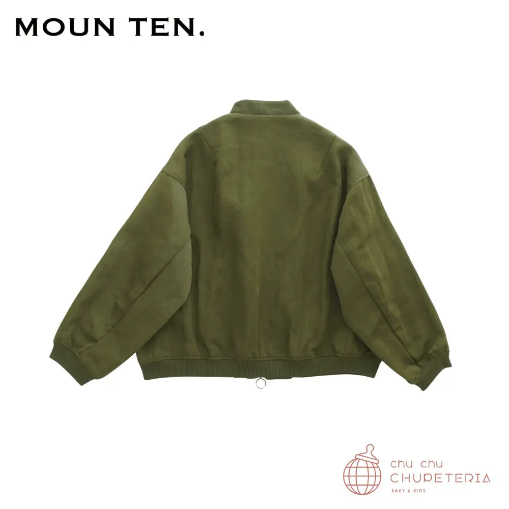 【MOUN TEN.】bright twill zip blouson - olive drab (25AW) _2 _ chu chu CHUPETERIA