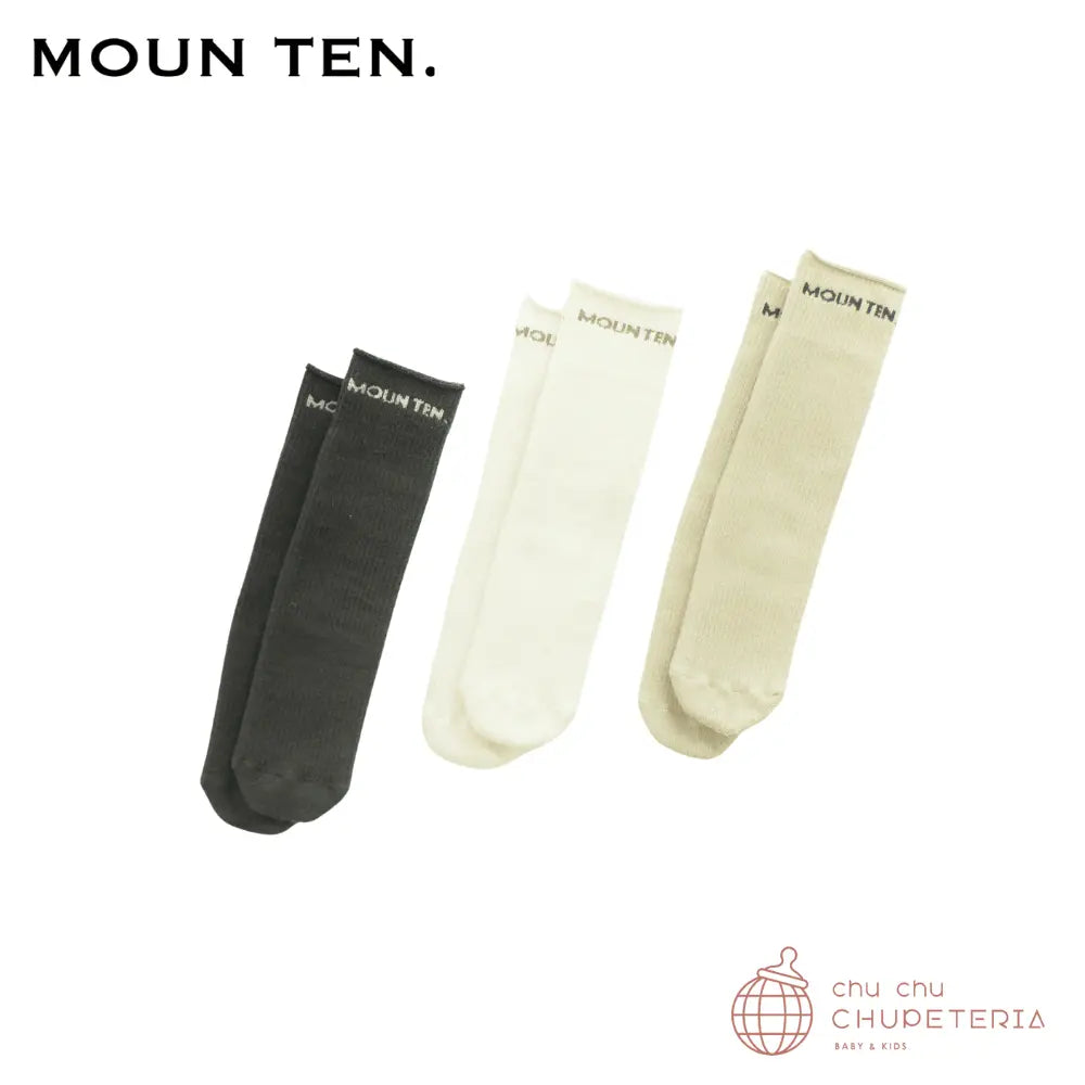 【MOUN TEN.】tube socks (organic cotton mix) (25AW) _1 _ chu chu CHUPETERIA