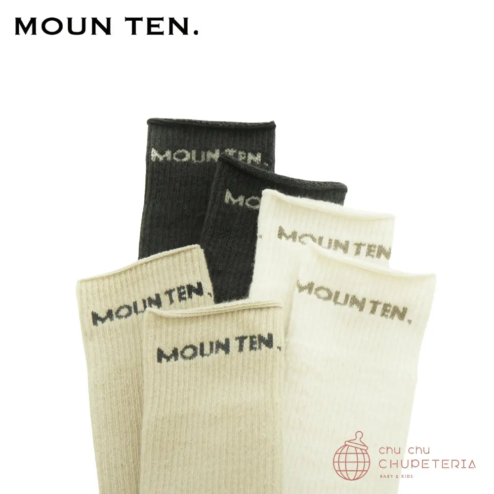 【MOUN TEN.】tube socks (organic cotton mix) (25AW) _2 _ chu chu CHUPETERIA