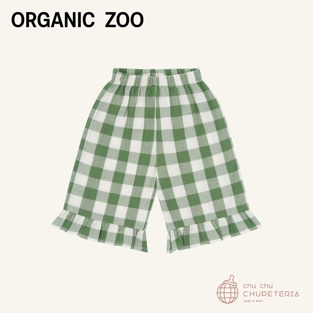 ｟送料無料｠【organic zoo】Dill Gingham Frill Culottes _1 _ chu chu CHUPETERIA