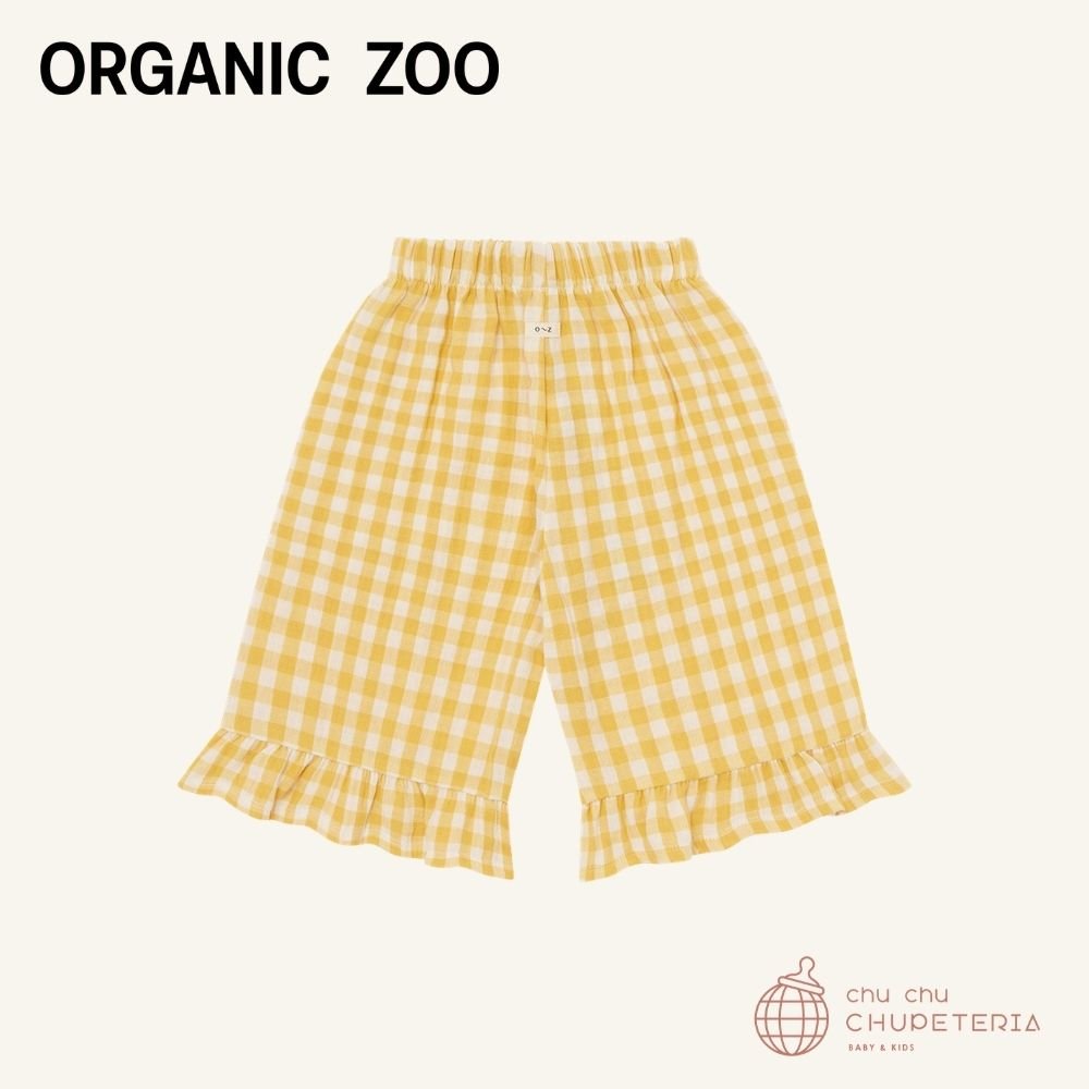 ｟送料無料｠【organic zoo】Honeycomb Gingham Frill Culottes _2 _ chu chu CHUPETERIA