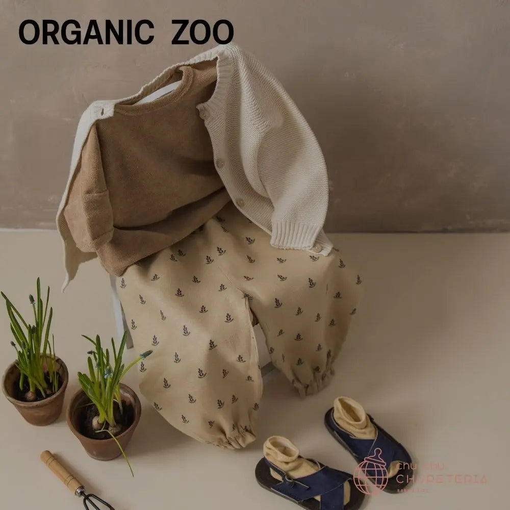 organic zoo】Lavender Bloom Gardener Pants - chu chu CHUPETERIA