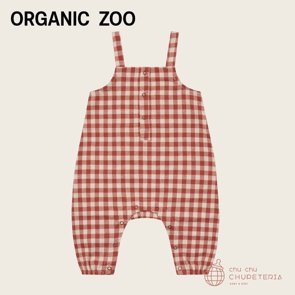 ｟送料無料｠【organic zoo】Paprika Gingham Salopette (25AW) _1 _ chu chu CHUPETERIA