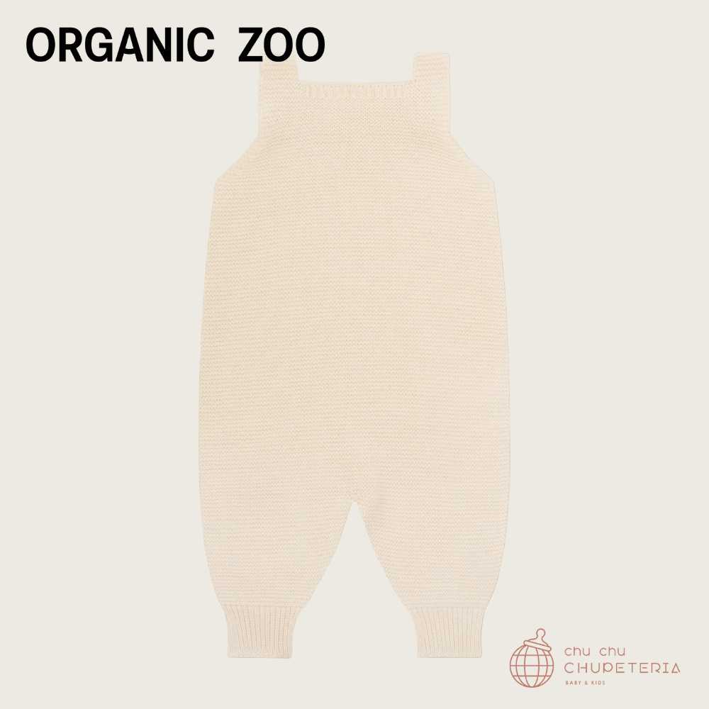 ｟送料無料｠【organic zoo】Undyed Cotton Knitted Salopette (25AW) _2 _ chu chu CHUPETERIA