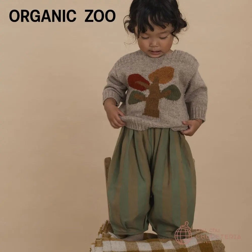 organic zoo】Woodland Stripes Lodge Pants (25AW) - chu chu – chu