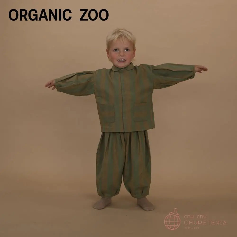 organic zoo】Woodland Stripes Lodge Pants (25AW) - chu chu – chu