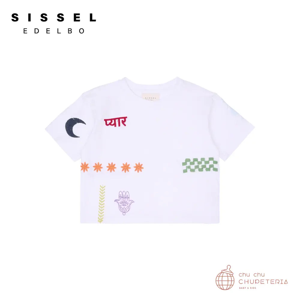 《5月下旬入荷予定》【SISSEL EDELBO】Billie MINI T-Shirt - White _1 _ chu chu CHUPETERIA