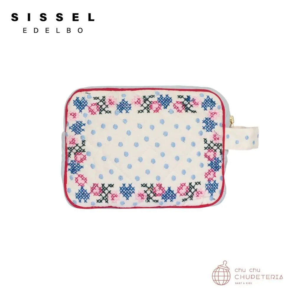 《5月下旬入荷予定》【SISSEL EDELBO】Yara Cosmetic Bag - Baby Blue _2 _ chu chu CHUPETERIA
