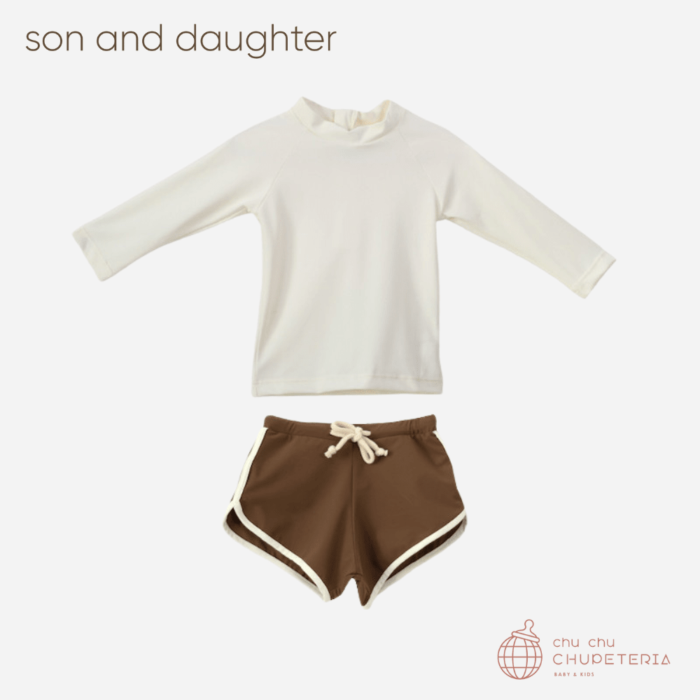 【son and daughter】CANOA RASH GUARD SETS IN BURN _1 _ chu chu CHUPETERIA