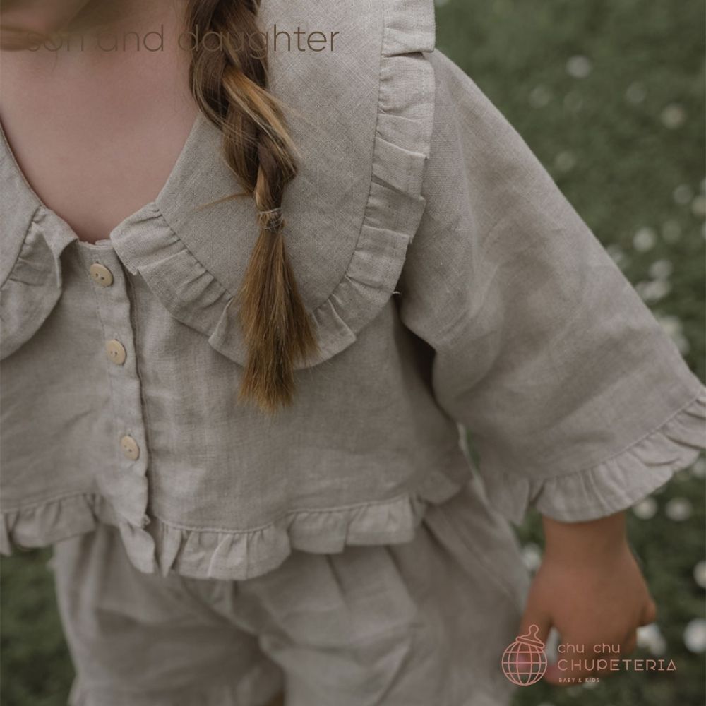 【son and daughter】Carmen Linen Sets _2 _ chu chu CHUPETERIA