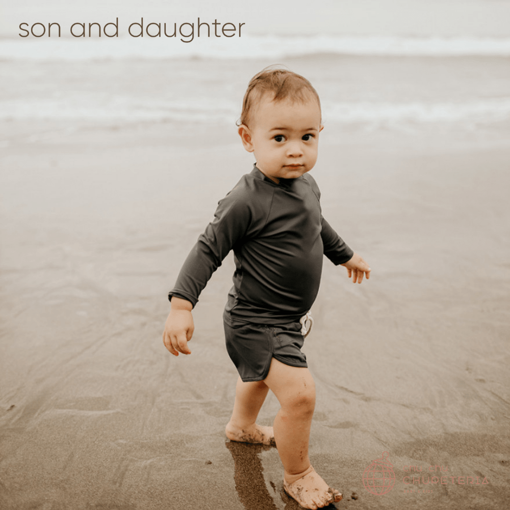 【son and daughter】Loui Swimwear - Titanium _2 _ chu chu CHUPETERIA