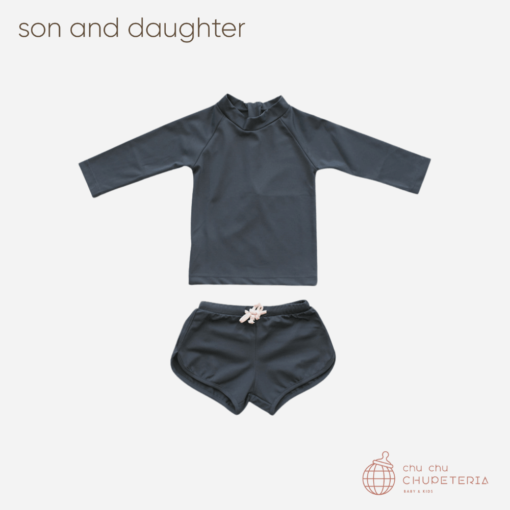 【son and daughter】Loui Swimwear - Titanium _1 _ chu chu CHUPETERIA