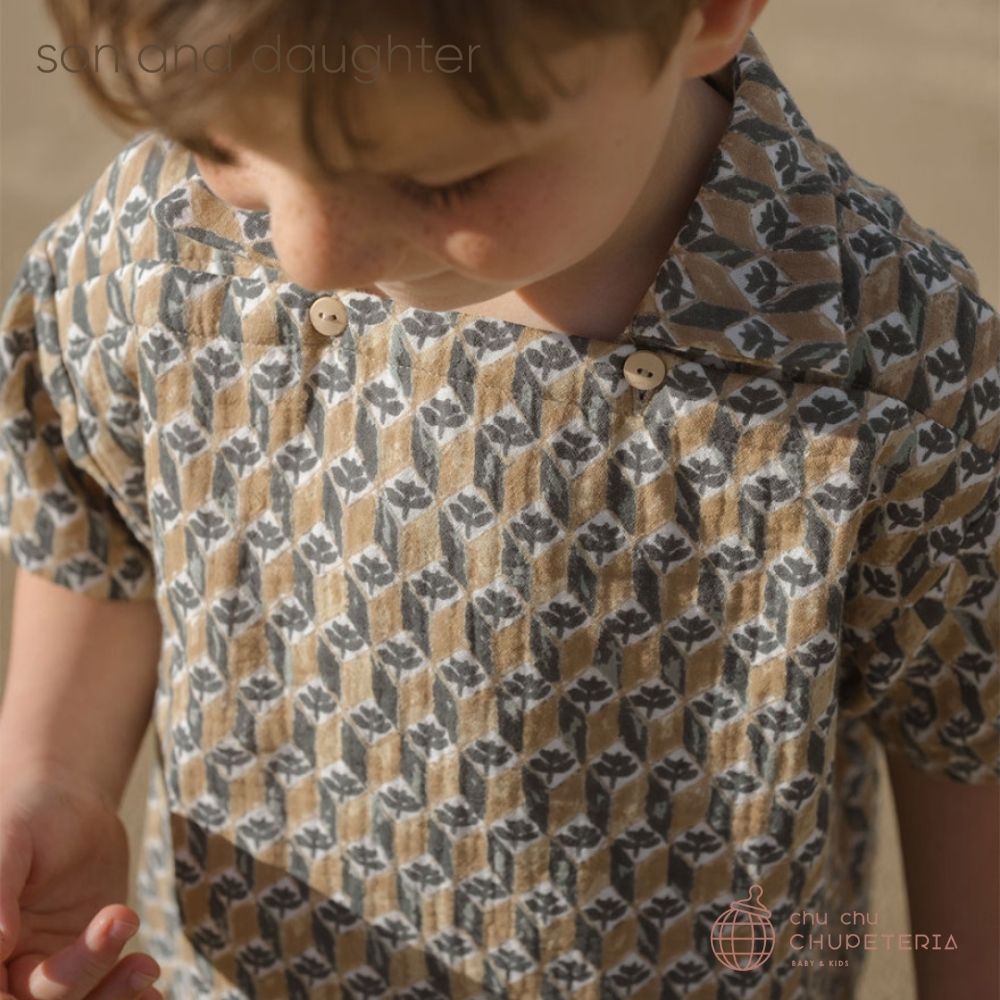 【son and daughter】Obin Collar Top _2 _ chu chu CHUPETERIA
