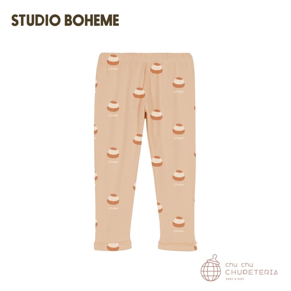 【STUDIO BOHEME】[26SS Drop1] LEGGINGS ROM POM - APPLE BLOSSOM / CHOU _1 _ chu chu CHUPETERIA