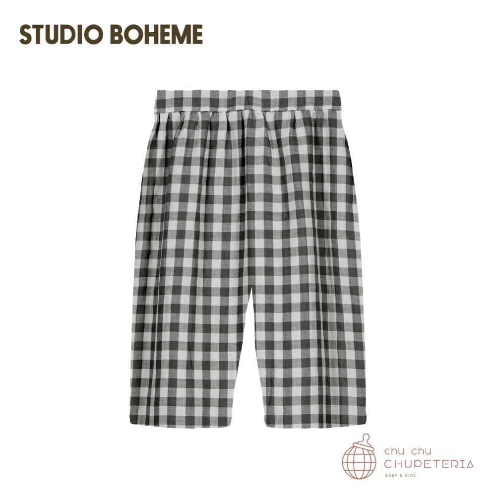 【STUDIO BOHEME】[26SS Drop2] PANTS COUSIN - GINGHAM _1 _ chu chu CHUPETERIA
