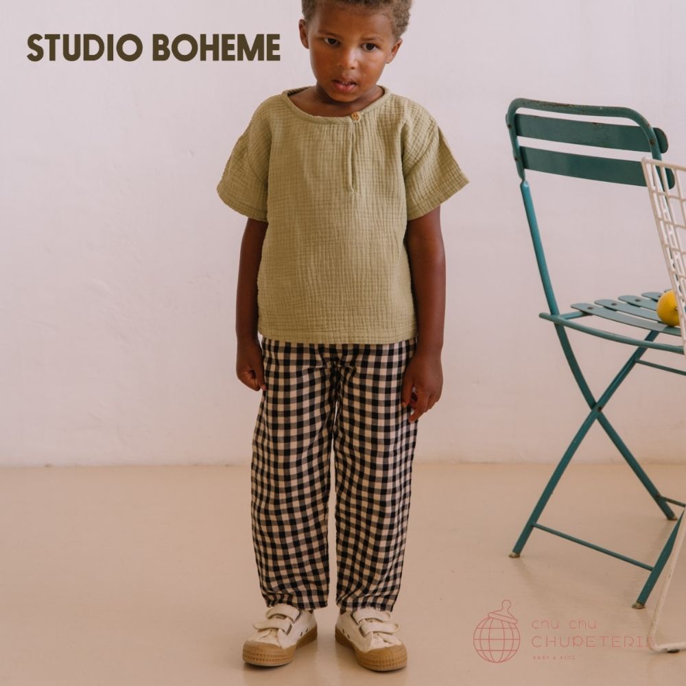 【STUDIO BOHEME】[26SS Drop2] PANTS COUSIN - GINGHAM _2 _ chu chu CHUPETERIA