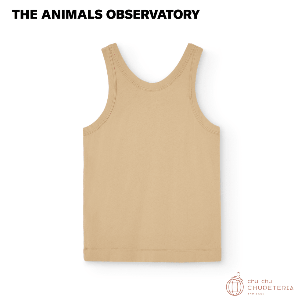 【THE ANIMALS OBSERVATORY】Frog Tank Top - SOFT BROWN _2 _ chu chu CHUPETERIA