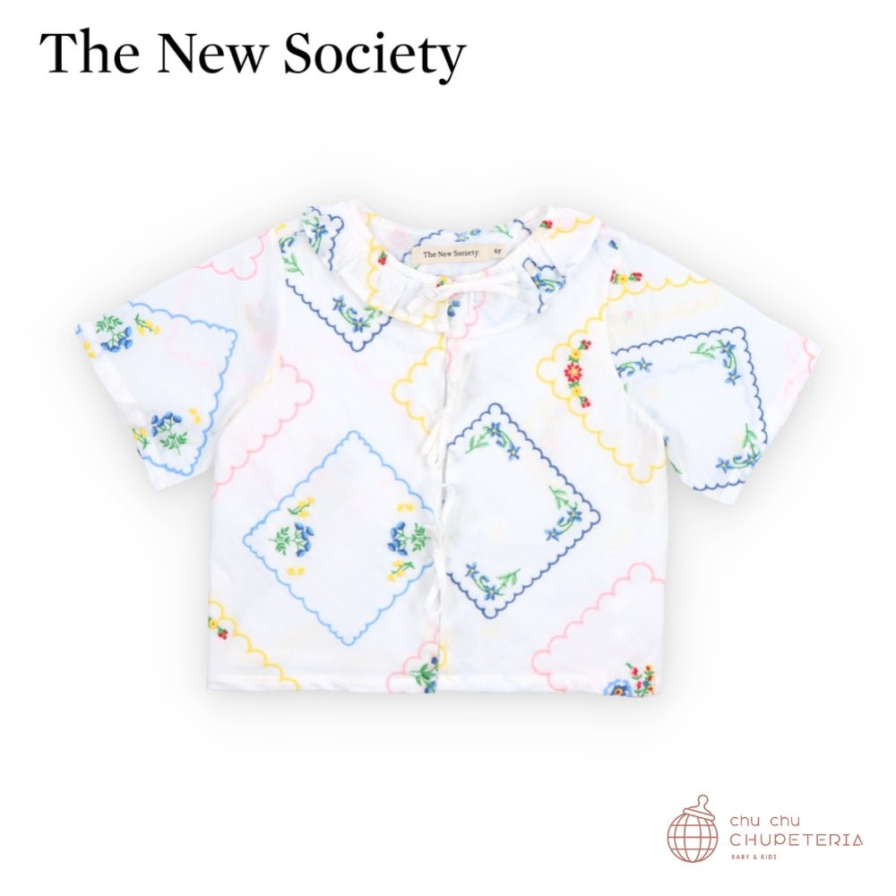 【the new society】Jacinthe Blouse Multicolor Embroidery _1 _ chu chu CHUPETERIA