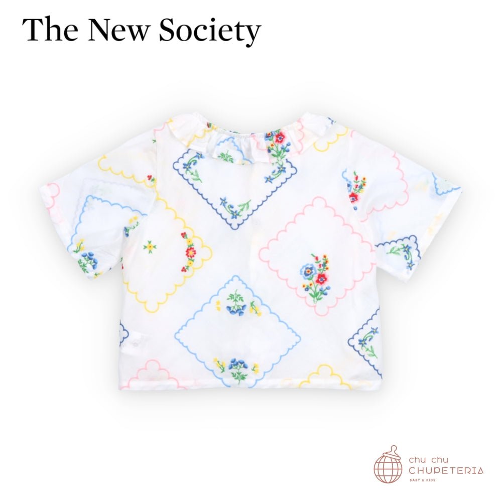 【the new society】Jacinthe Blouse Multicolor Embroidery _2 _ chu chu CHUPETERIA