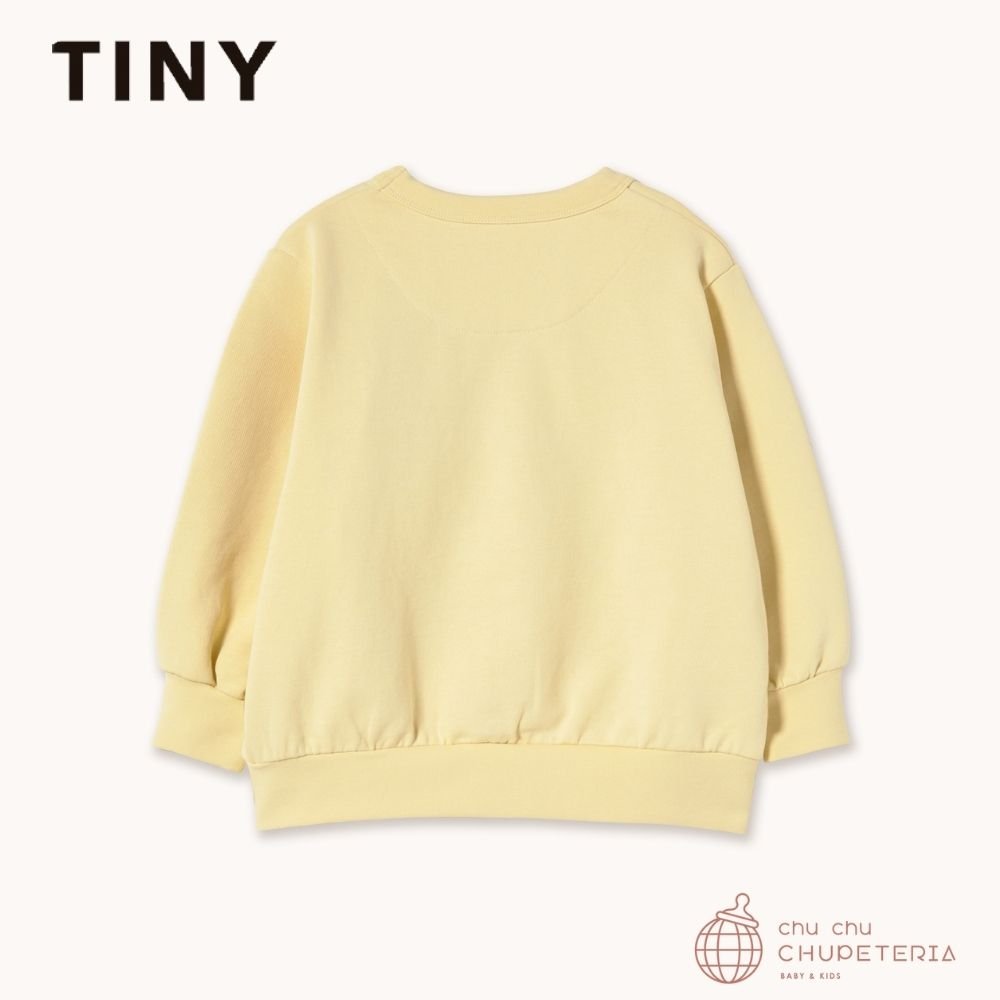 【TINYCOTTONS】[Drop 1] DIAMONDS GRAPHIC SWEATSHIRT dusty yellow (26SS) _2 _ chu chu CHUPETERIA