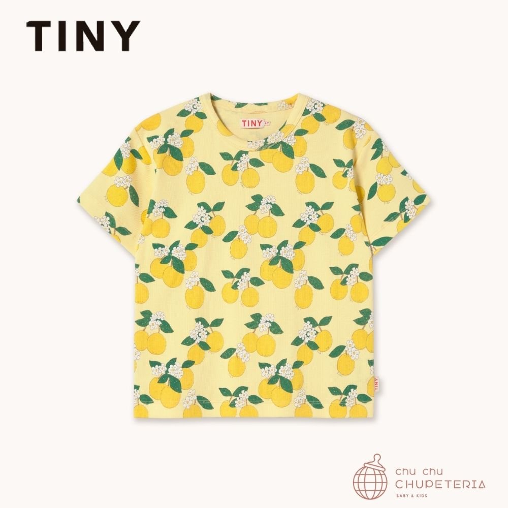 【TINYCOTTONS】[Drop 1] ORANGES RIB TEE mellow yellow (26SS) _1 _ chu chu CHUPETERIA