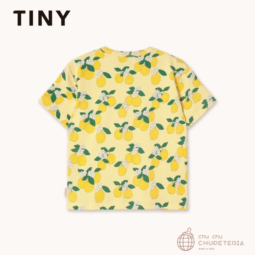 【TINYCOTTONS】[Drop 1] ORANGES RIB TEE mellow yellow (26SS) _2 _ chu chu CHUPETERIA