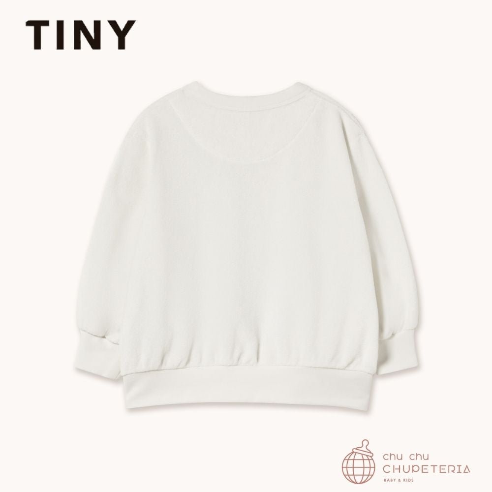 【TINYCOTTONS】[Drop 1] SWAN GRAPHIC SWEATSHIRT off - white (26SS) _2 _ chu chu CHUPETERIA