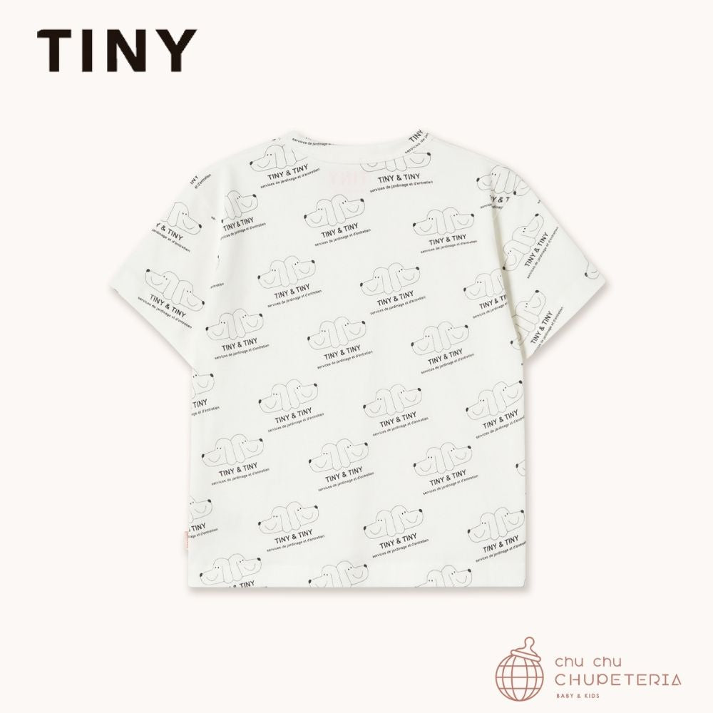 【TINYCOTTONS】[Drop 1] TINY & TINY KNITTED TEE off - white (26SS) _2 _ chu chu CHUPETERIA