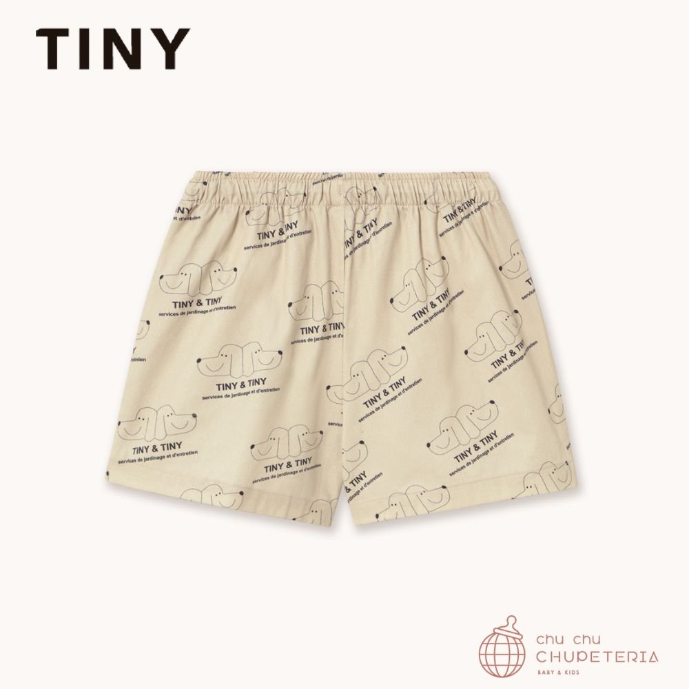 【TINYCOTTONS】[Drop 1] TINY & TINY TWILL SHORTS dark vanilla (26SS) _2 _ chu chu CHUPETERIA
