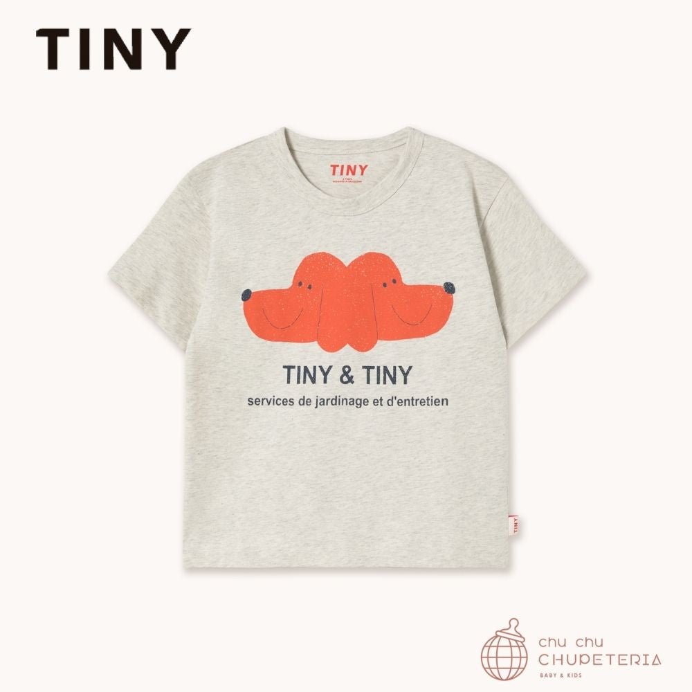 【TINYCOTTONS】[Drop 1] TINY&TINY GRAPHIC TEE cream heather (26SS) _1 _ chu chu CHUPETERIA