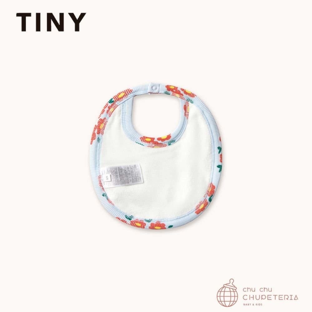【TINYCOTTONS】[DROP 2] BLOSSOMS RIB BIB ice blue _2 _ chu chu CHUPETERIA