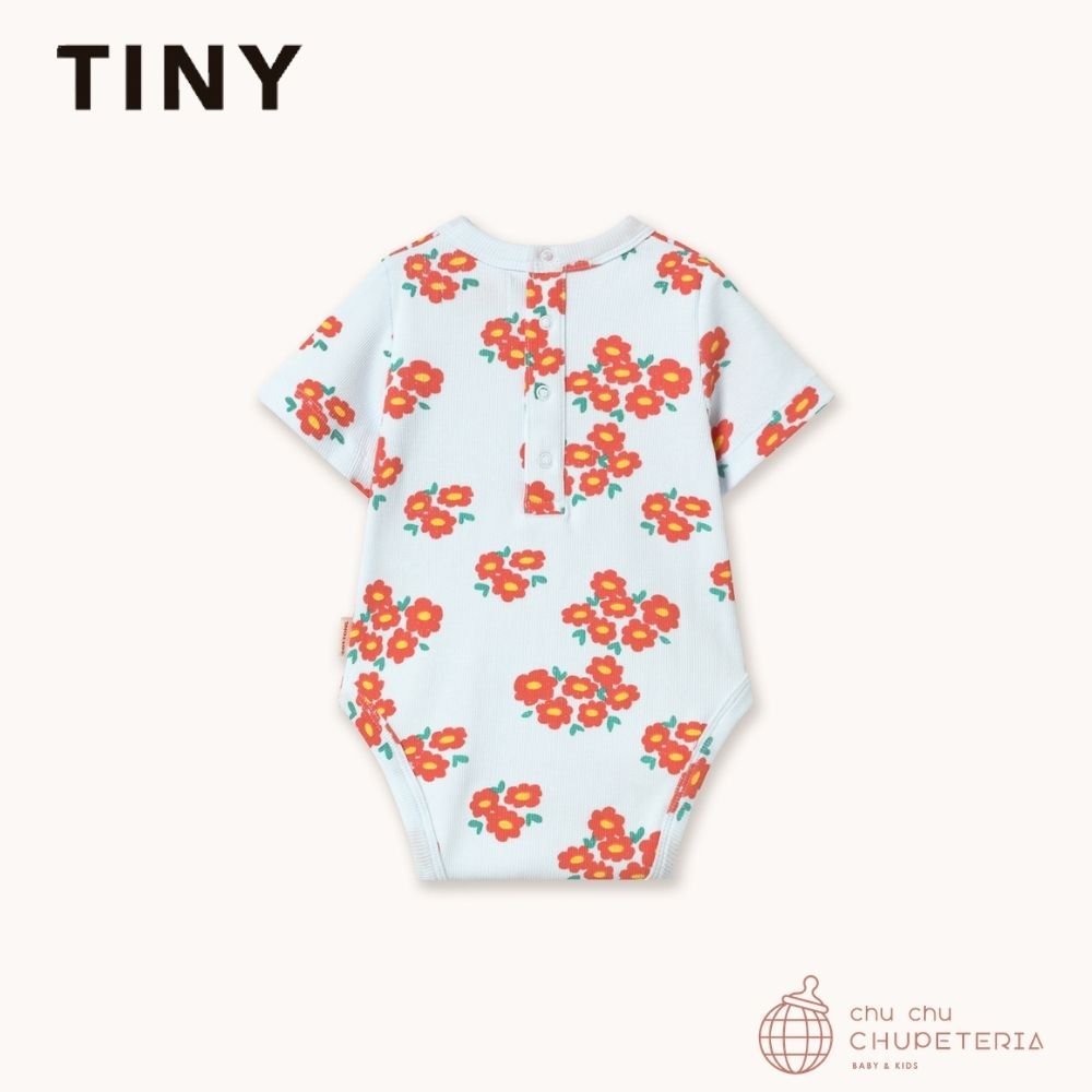 【TINYCOTTONS】[DROP 2] BLOSSOMS RIB BODY ice blue (26SS) _2 _ chu chu CHUPETERIA