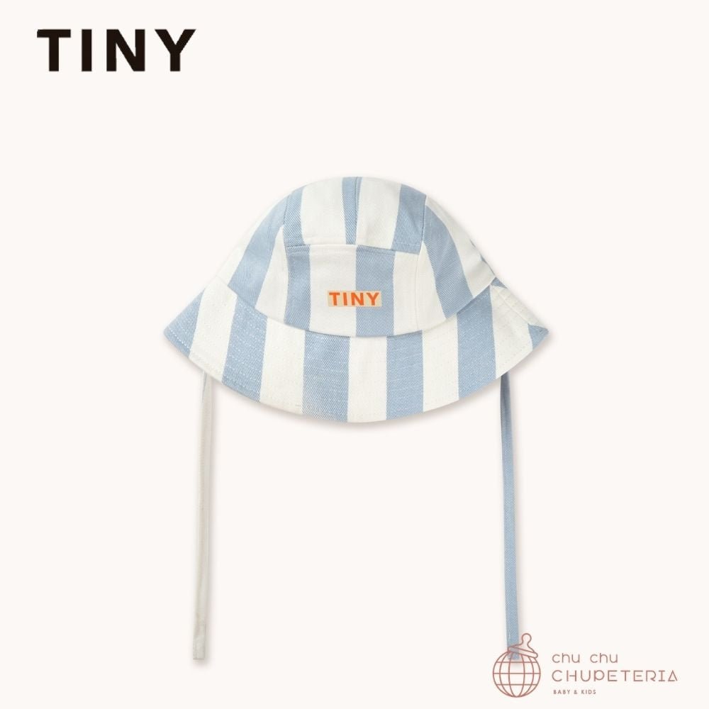 【TINYCOTTONS】[DROP 2] BLUE STRIPES BUCKET HAT washed blue (26SS) _1 _ chu chu CHUPETERIA
