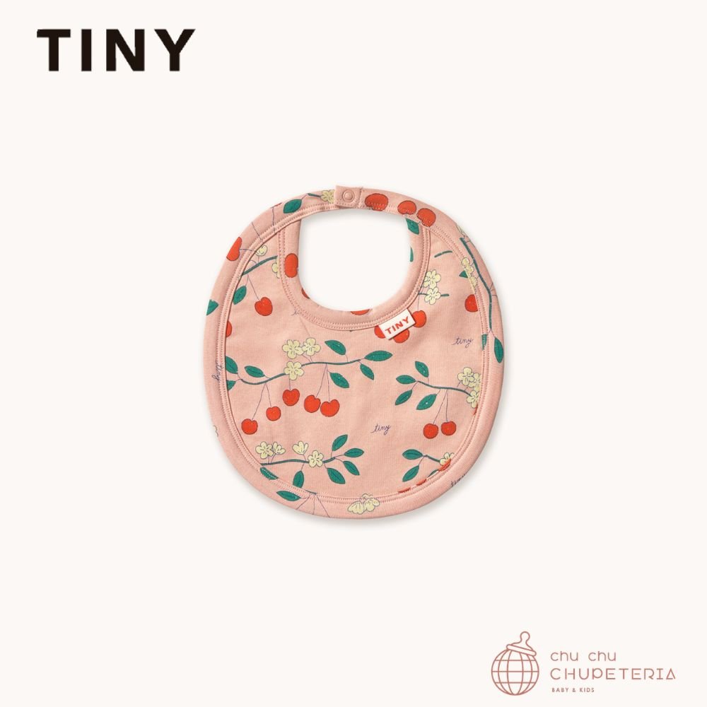 【TINYCOTTONS】[DROP 2] CHERRY TREES BIB wild rose _1 _ chu chu CHUPETERIA
